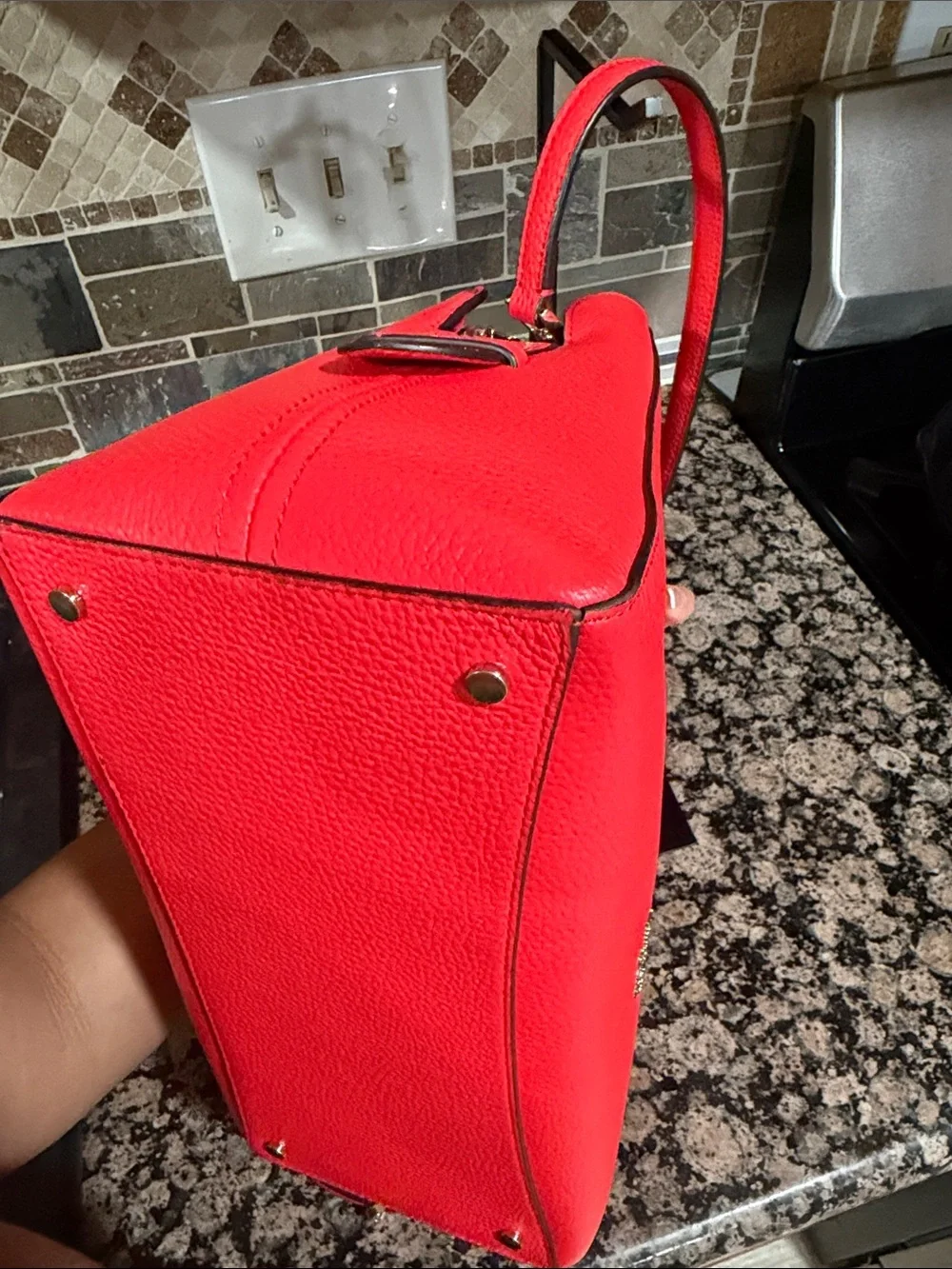 kate spade bright red